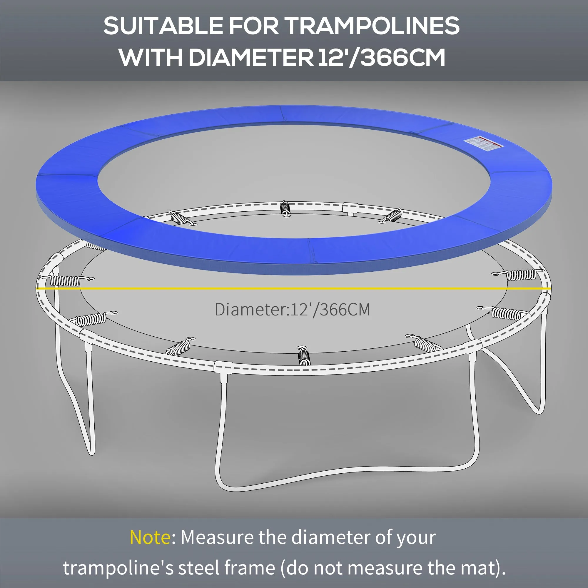 12ft Trampoline Surround Safety Foam Pad