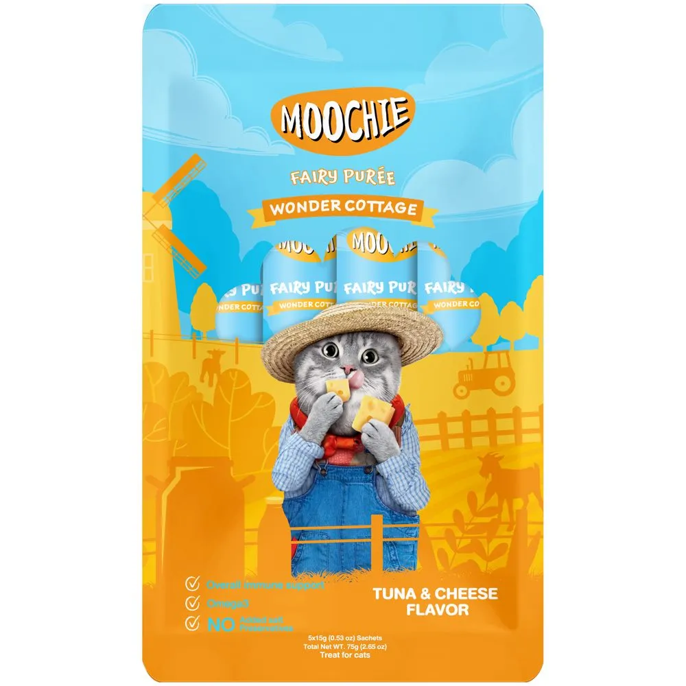 30% OFF: Moochie Fairy Puree Tuna & Cheese Liquid Cat Treats