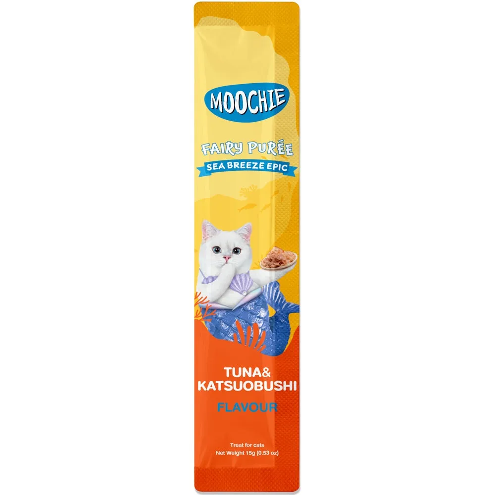 30% OFF: Moochie Fairy Puree Tuna & Katsuobushi Liquid Cat Treats