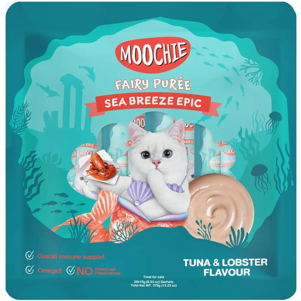 30% OFF: Moochie Fairy Puree Tuna & Lobster Liquid Cat Treats