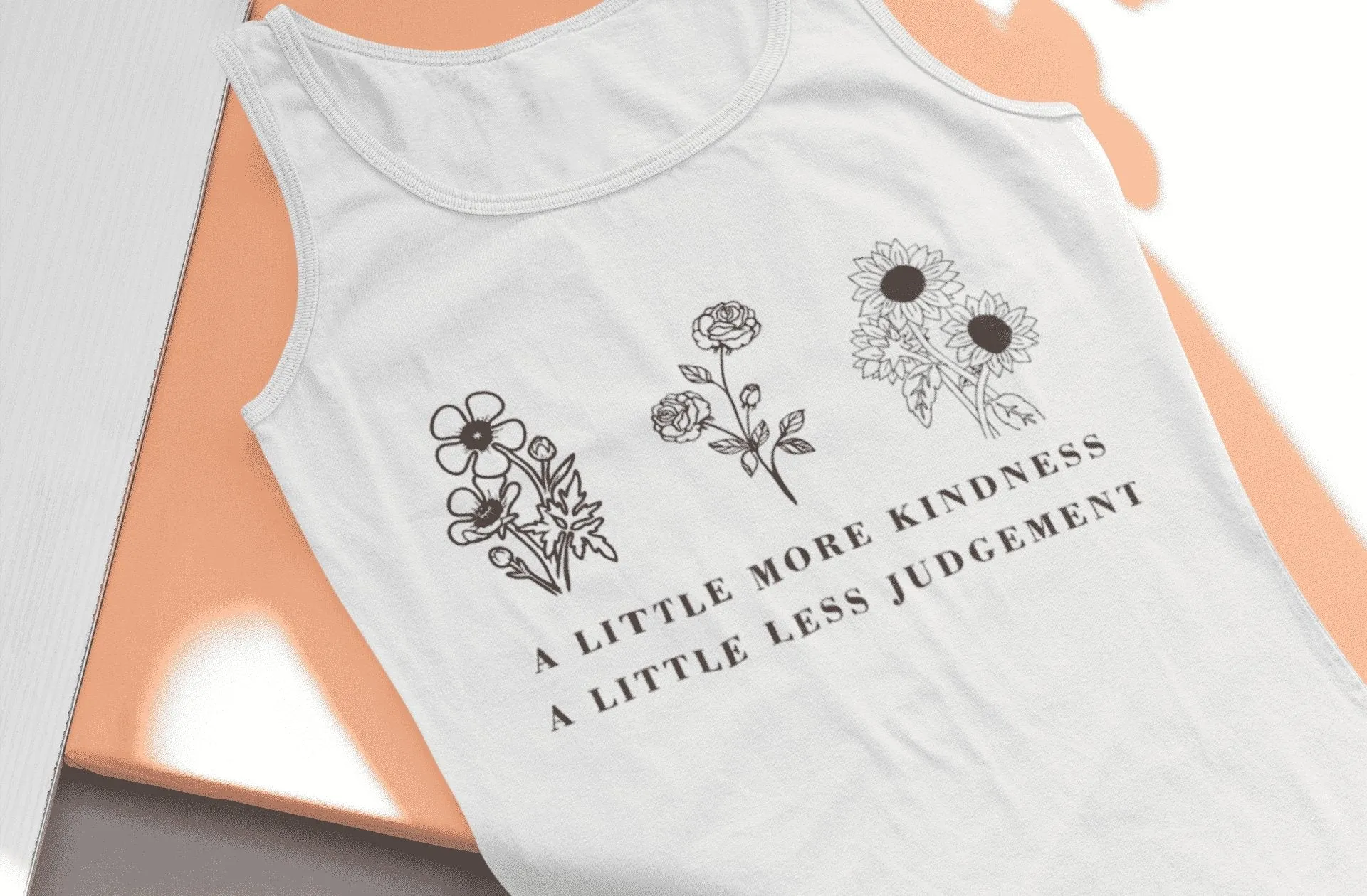 A little more Kindness, A little less Judgment | Inspire Organic Tank Top