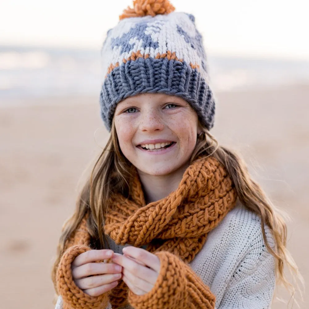 Acorn Kids: Journey Infinity Scarf Caramel