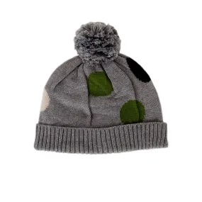 Acorn Kids: Spots Merino Beanie Grey