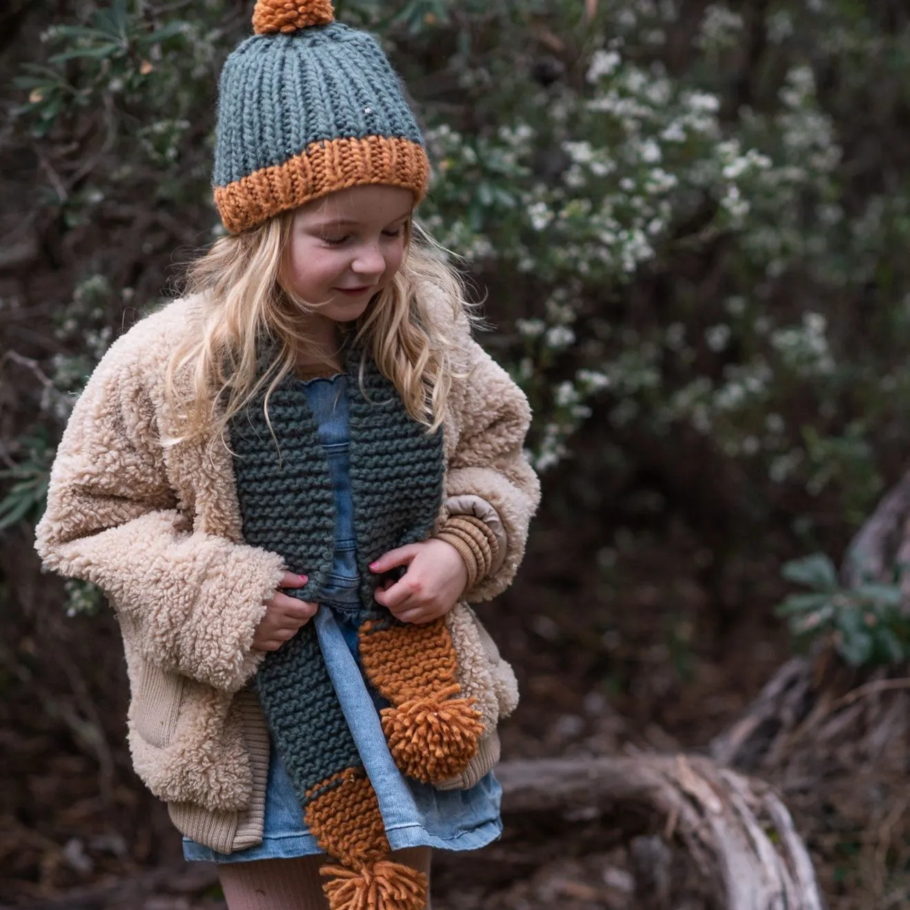 Acorn Kids: Traveller Chunky Scarf Slate