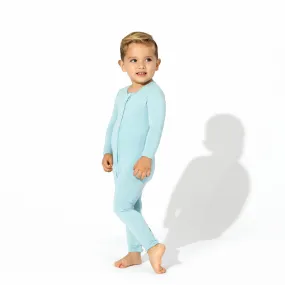 Adventure Blue Bamboo Convertible Footie