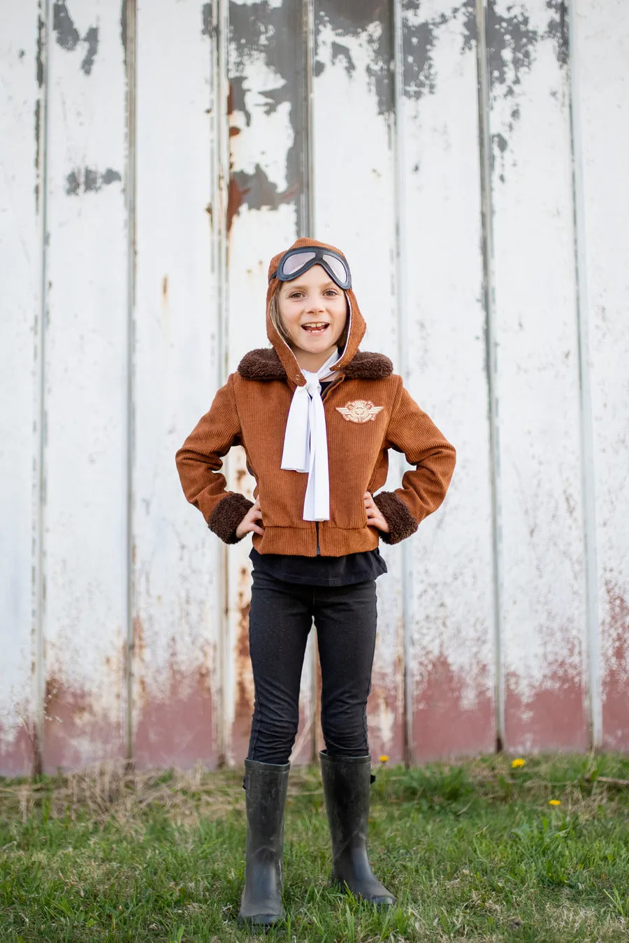 Amelia the Pilot Costume Size 5-6