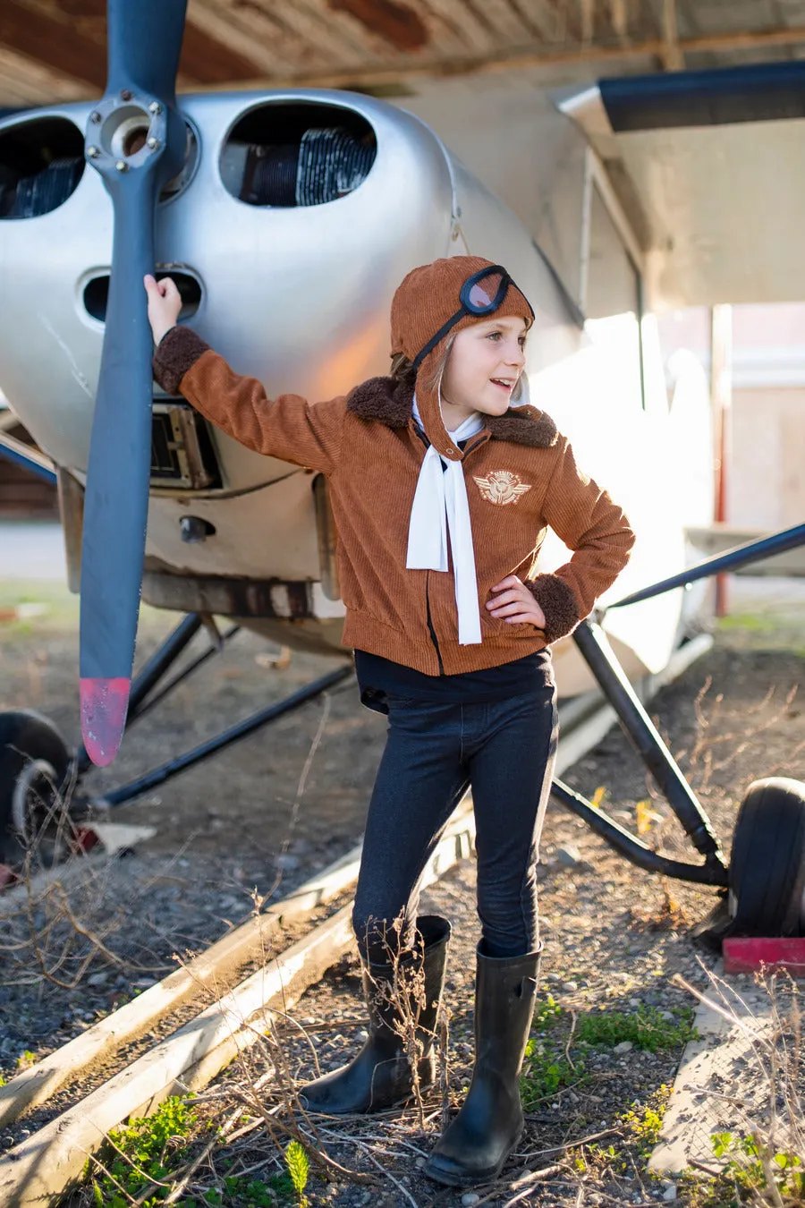 Amelia the Pilot Costume Size 5-6