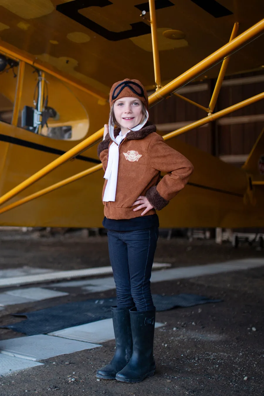 Amelia the Pilot Costume Size 5-6