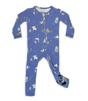 Animal Kisses Bamboo Convertible Footie