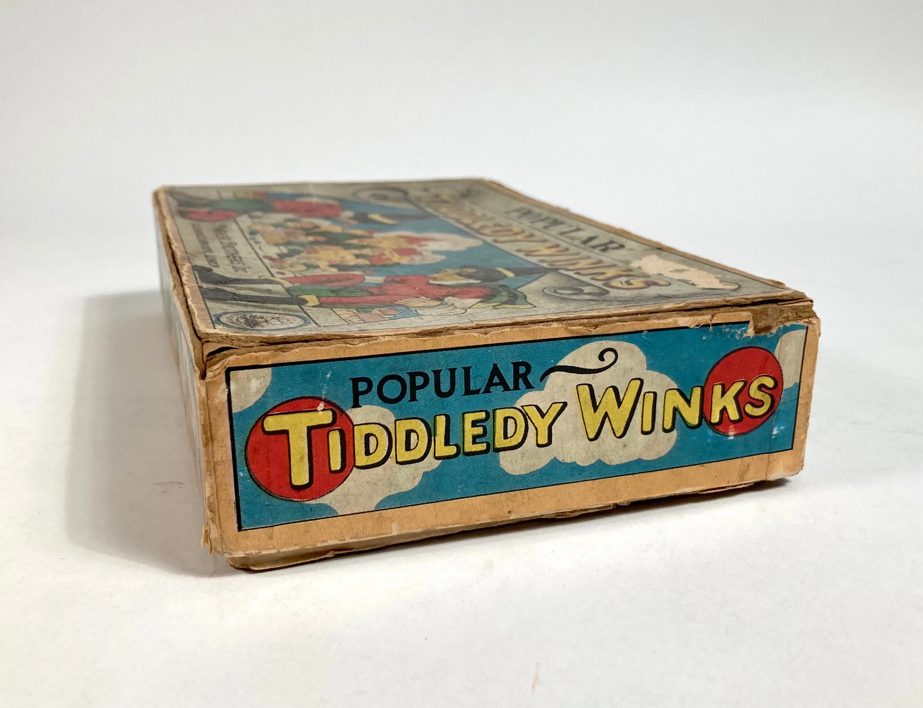 Antique 1920's-1930's TIDDLEDY WINKS Children's Game, Parker Brothers