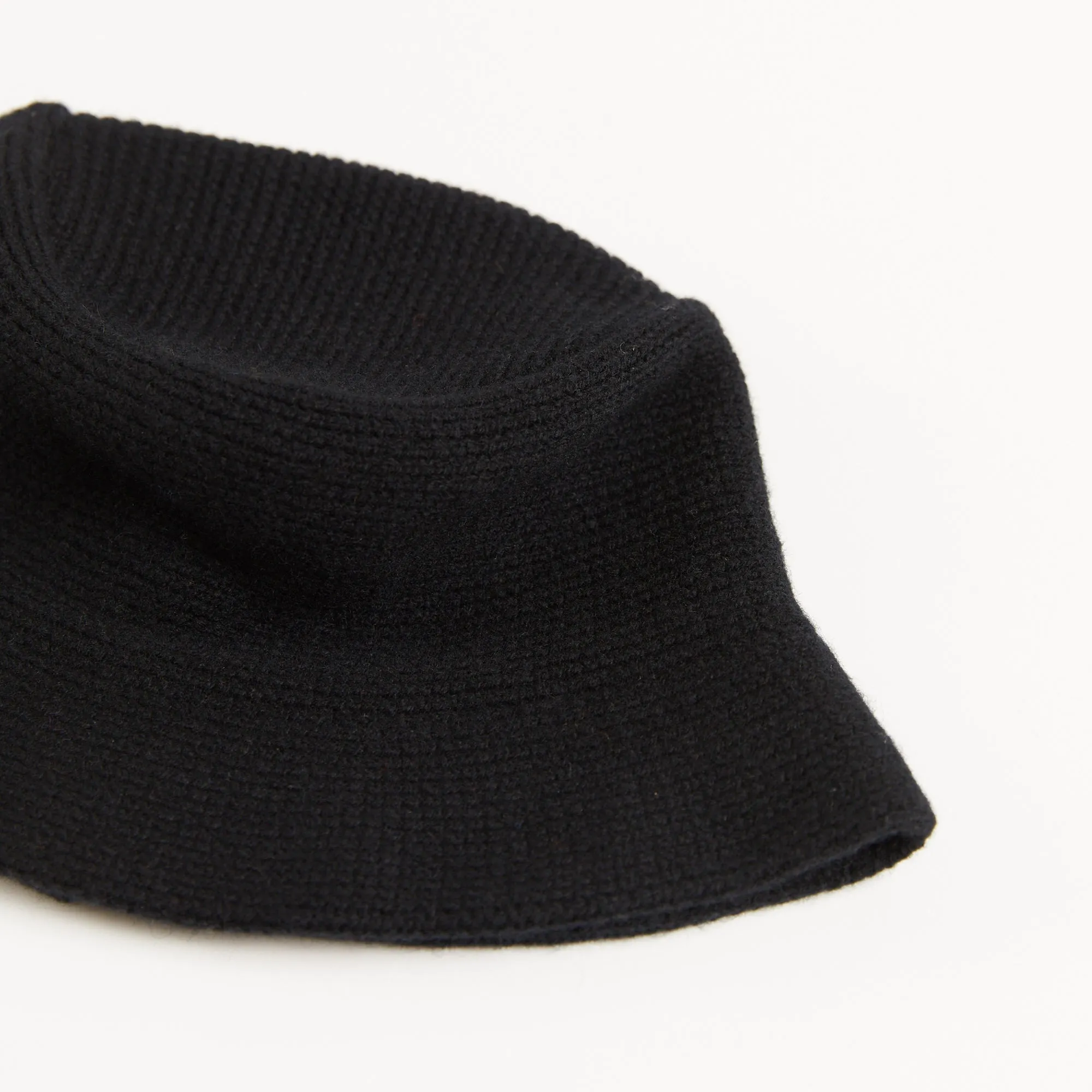 Aye Knit Bucket Hat - Black