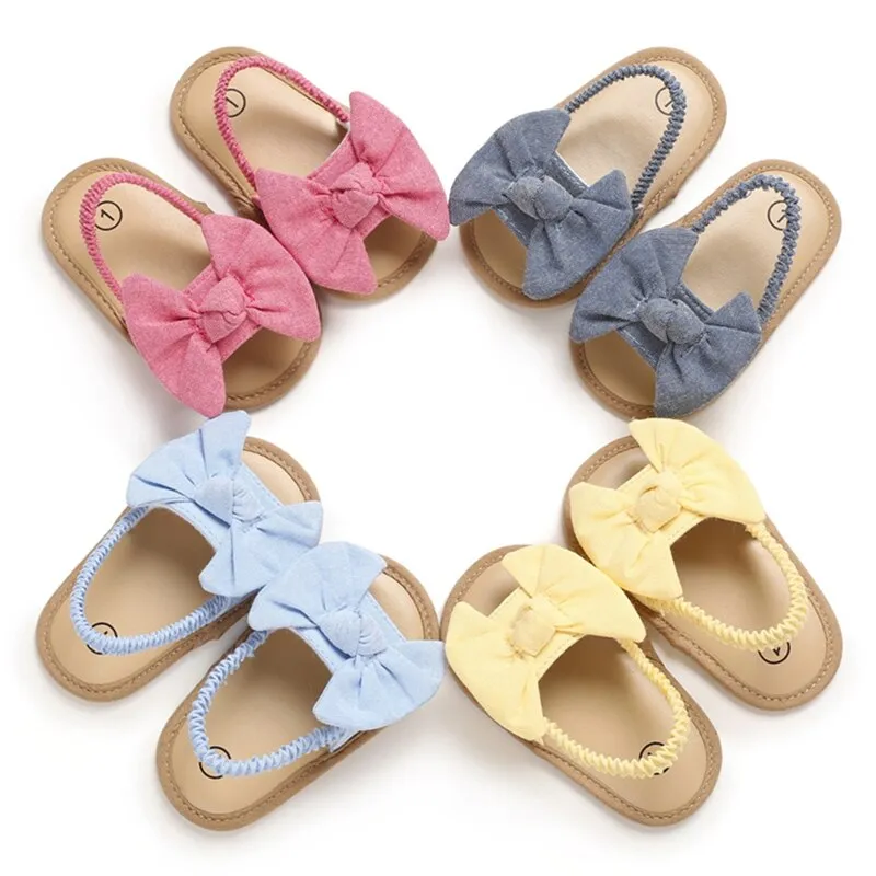 Baby Butterfly Flat With Heel Soft Cork Shoes