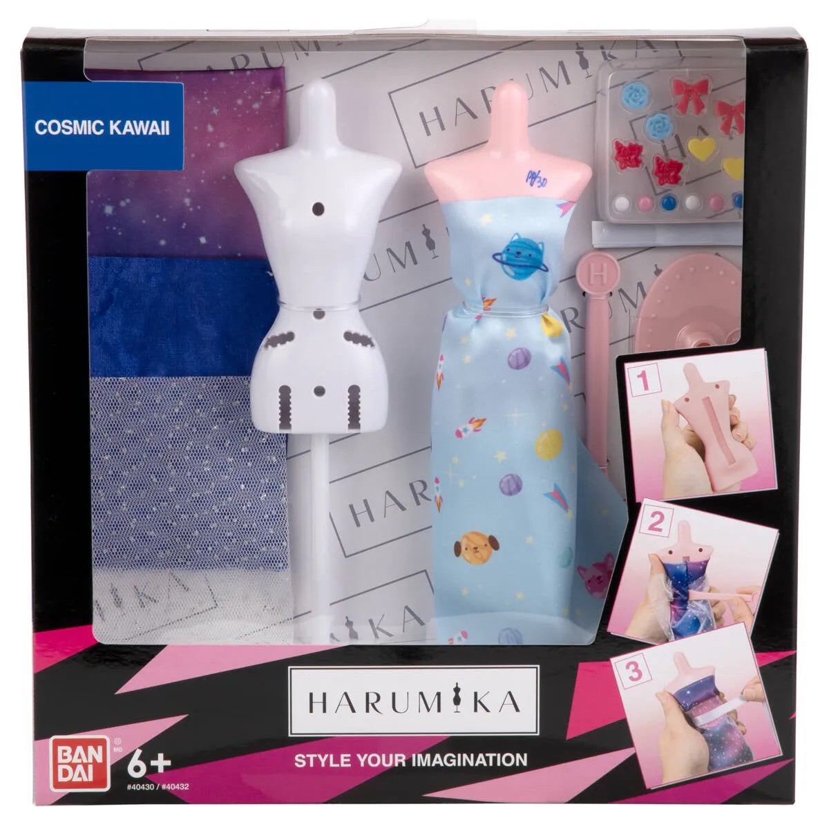 Bandai Harumika Cosmic Kawaii Double Torso Fashion Design Craft Kit