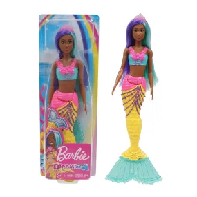 Barbie Dreamtopia Mermaid Doll, 12-inch, Teal and Purple Hair