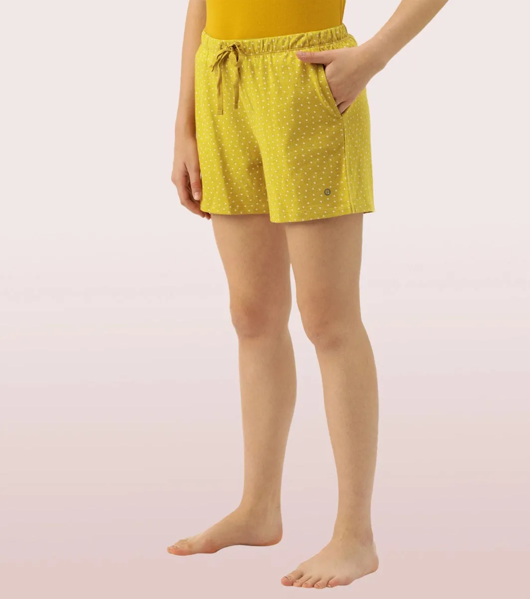 Basic Shorts | Mid-Thigh Length Jersey Shorts With Pockets