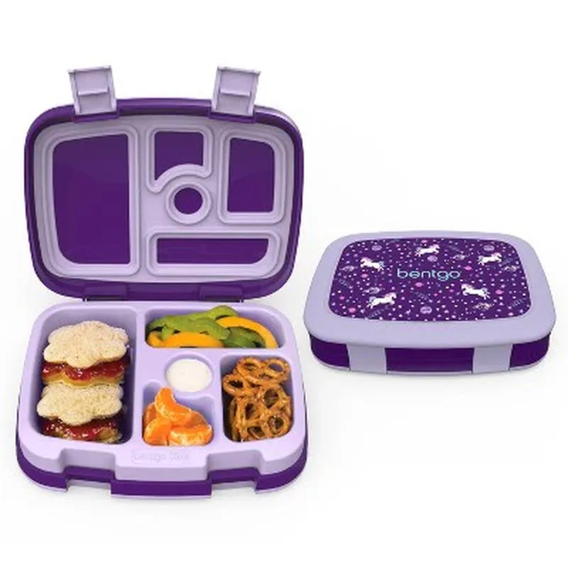 Bentgo Kids' Bento Lunch Box for School Leak-Proof Drop-Proof 5 Compartments