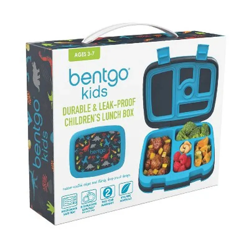 Bentgo Kids' Bento Lunch Box for School Leak-Proof Drop-Proof 5 Compartments