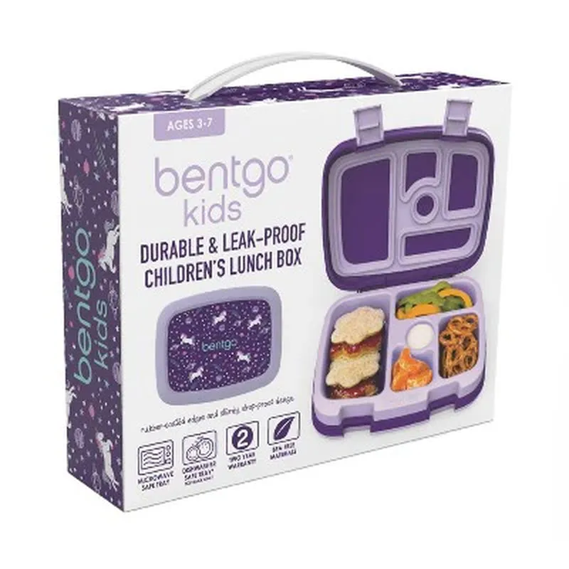 Bentgo Kids' Bento Lunch Box for School Leak-Proof Drop-Proof 5 Compartments