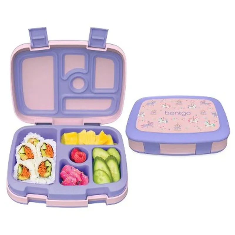 Bentgo Kids' Bento Lunch Box for School Leak-Proof Drop-Proof 5 Compartments