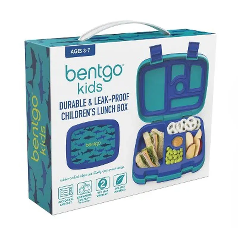 Bentgo Kids' Bento Lunch Box for School Leak-Proof Drop-Proof 5 Compartments