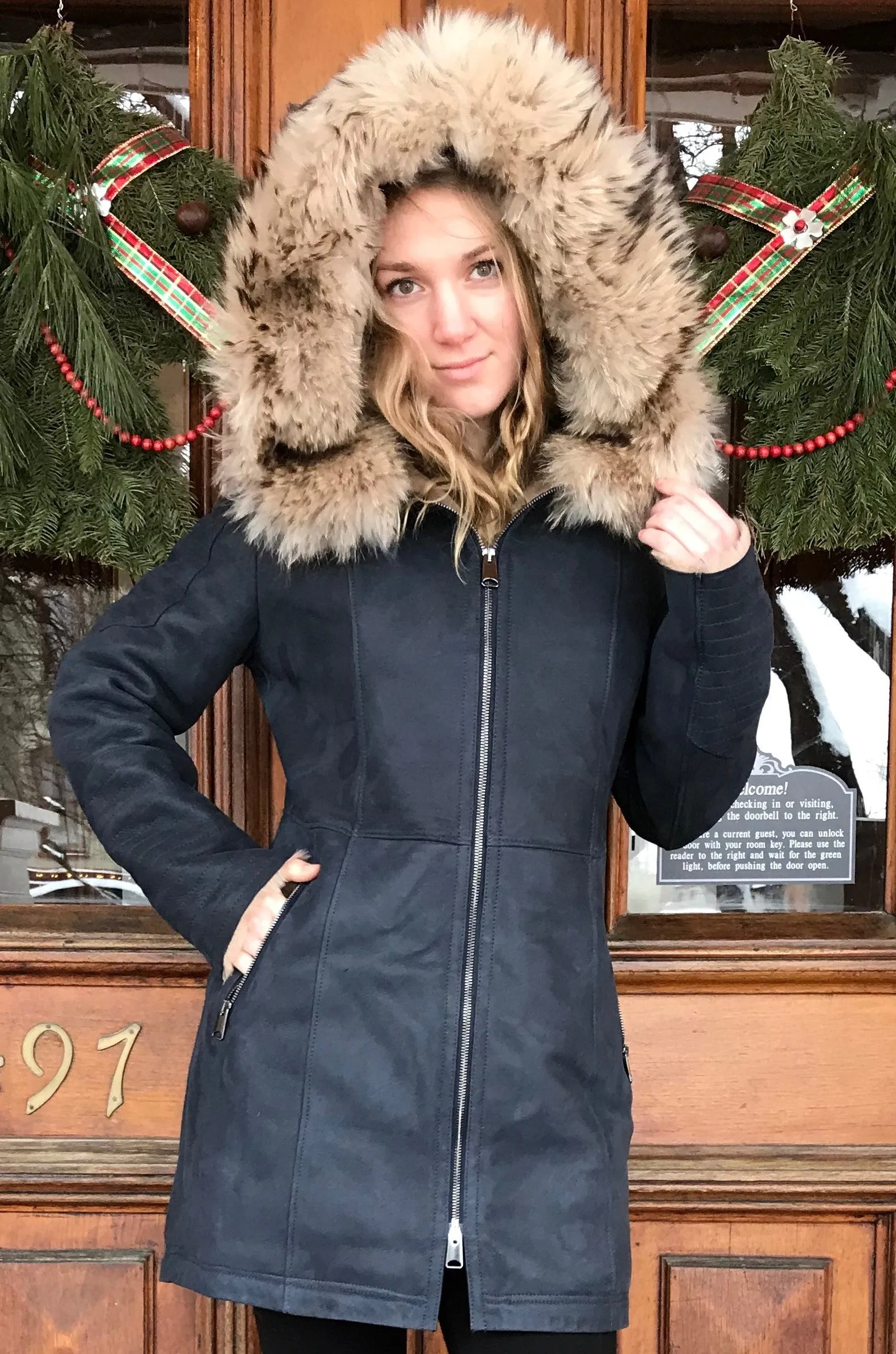 Bergen of Norway Kimberly Shearling Coat ON SALE!