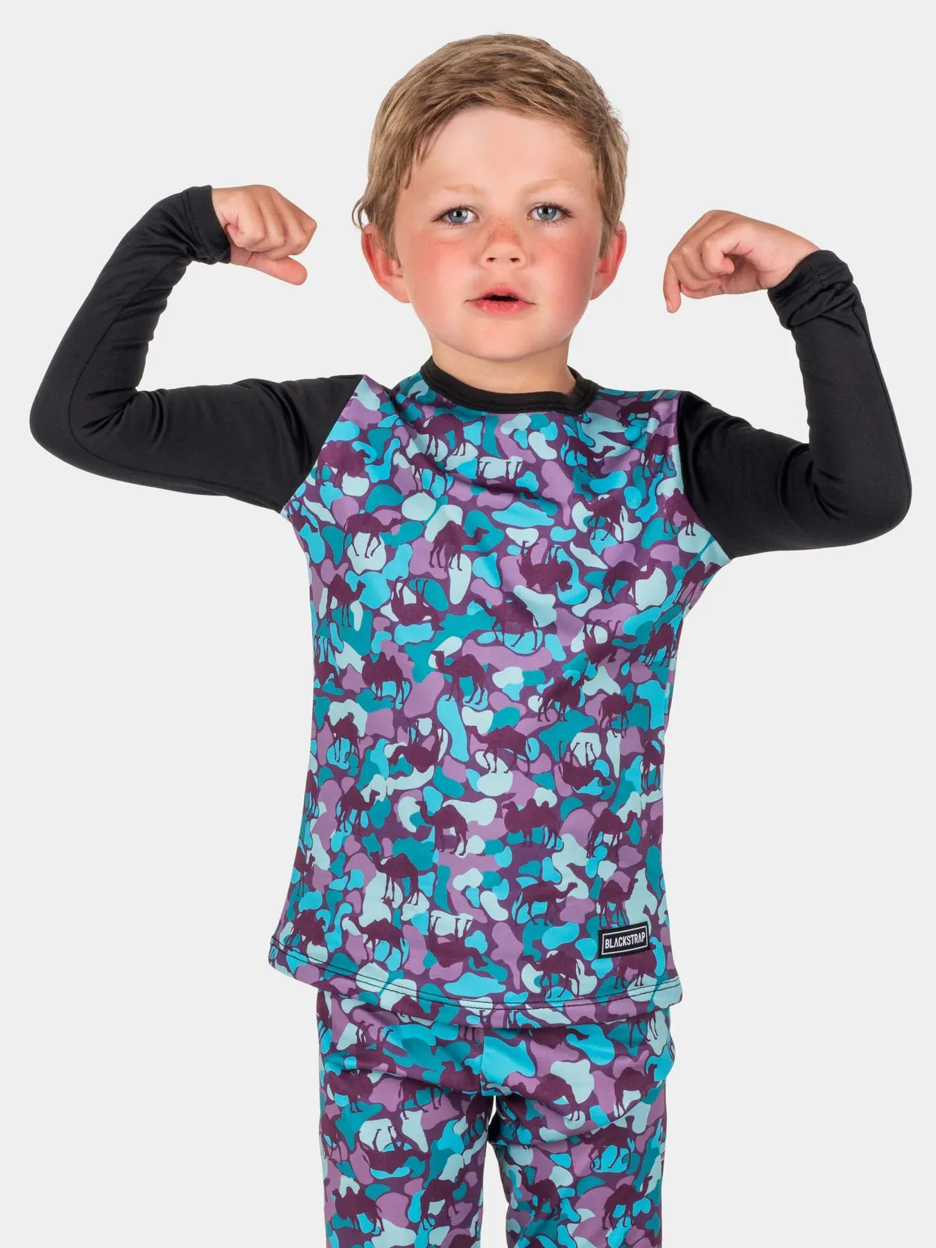 Blackstrap Kids Therma M/W Base Layer Crew