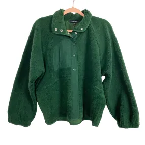 Blu Pepper Hunter Green Sherpa Jacket NWT- Size M