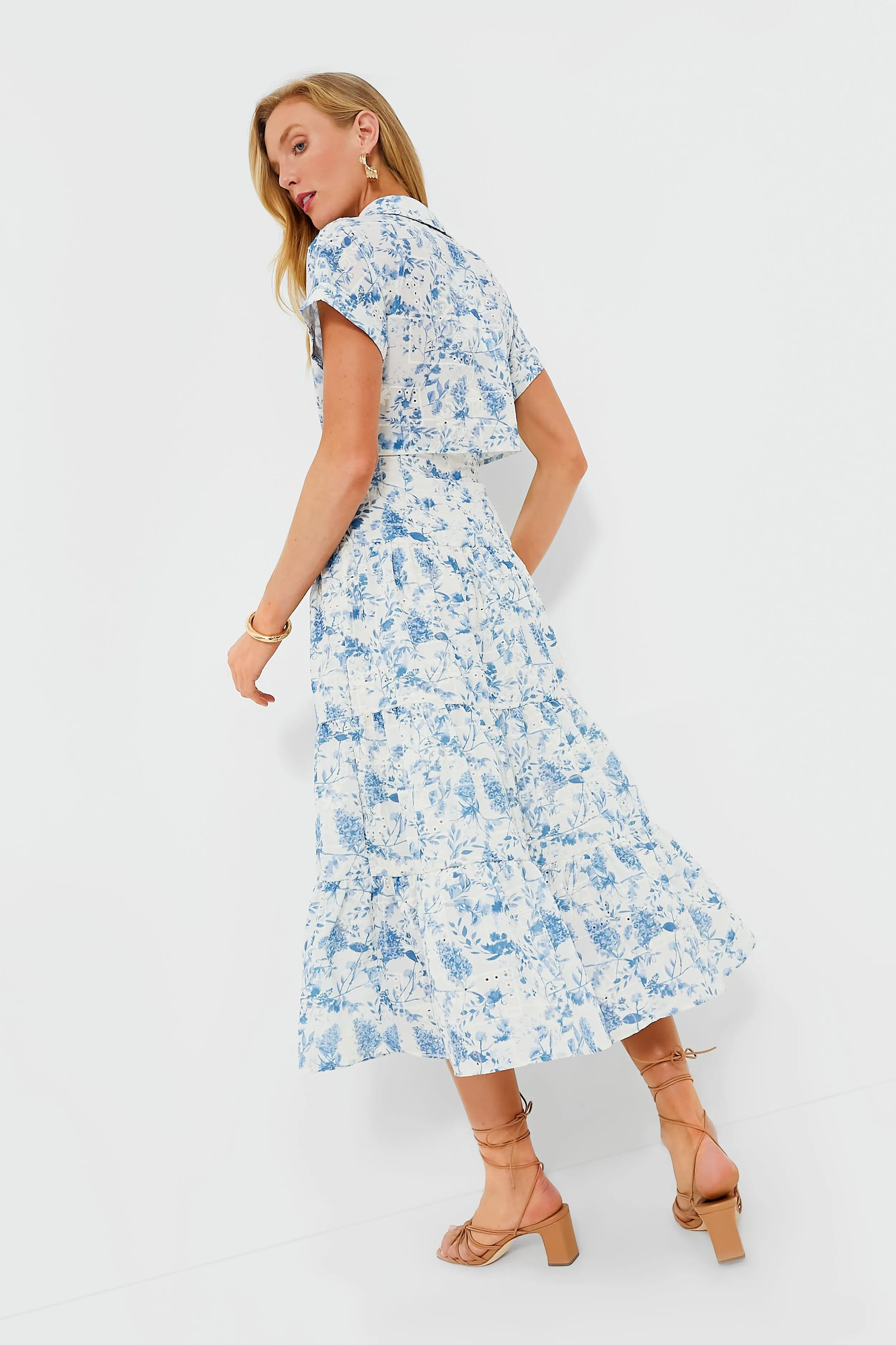 Blue Davina Shirt Dress