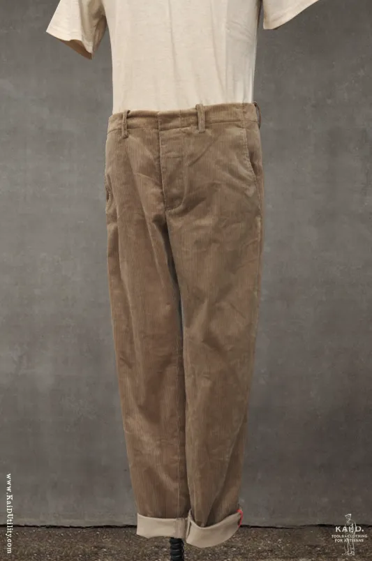 Borough Pants - Tan Corduroy - 36