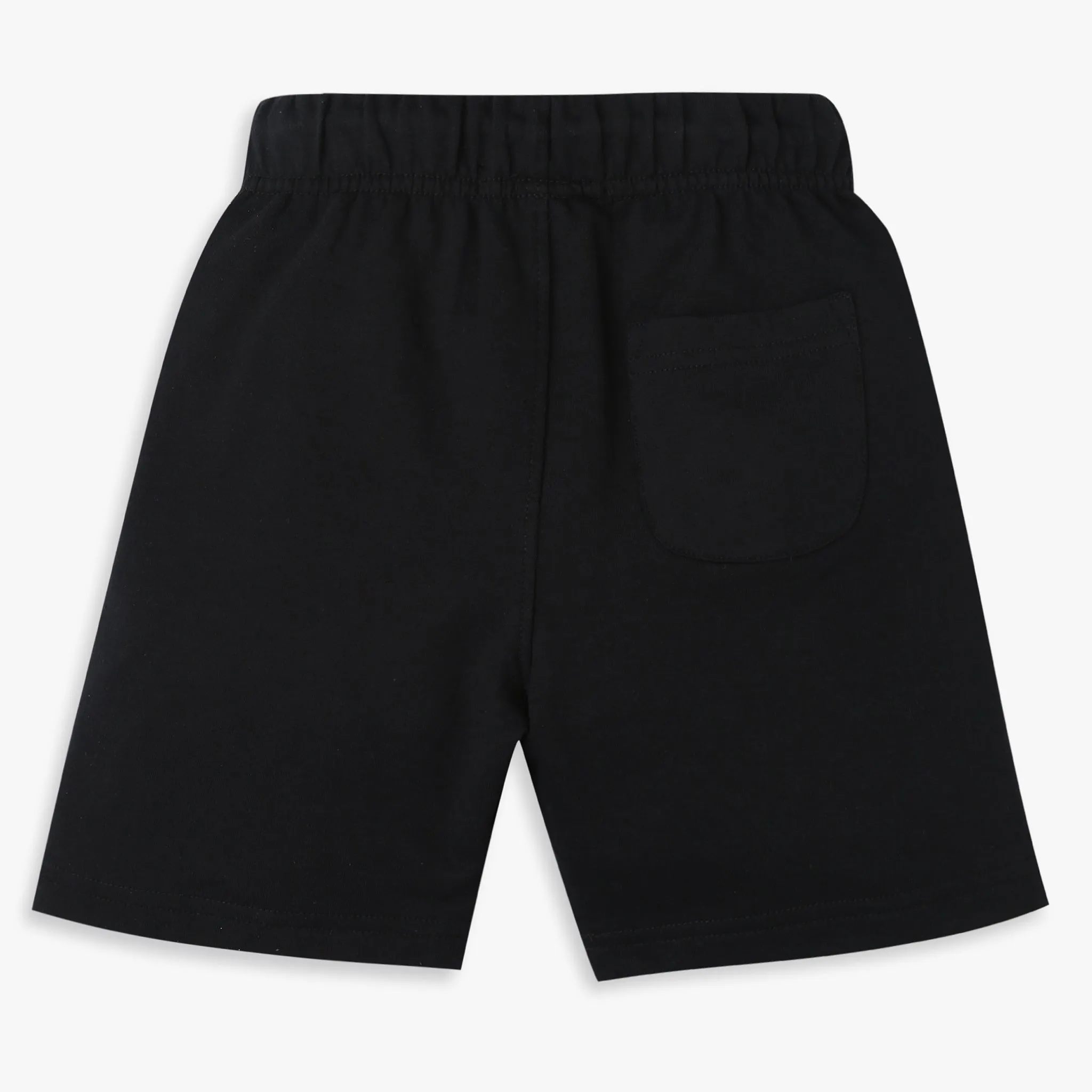 Boy's Regular Fit Solid Mid Rise Shorts