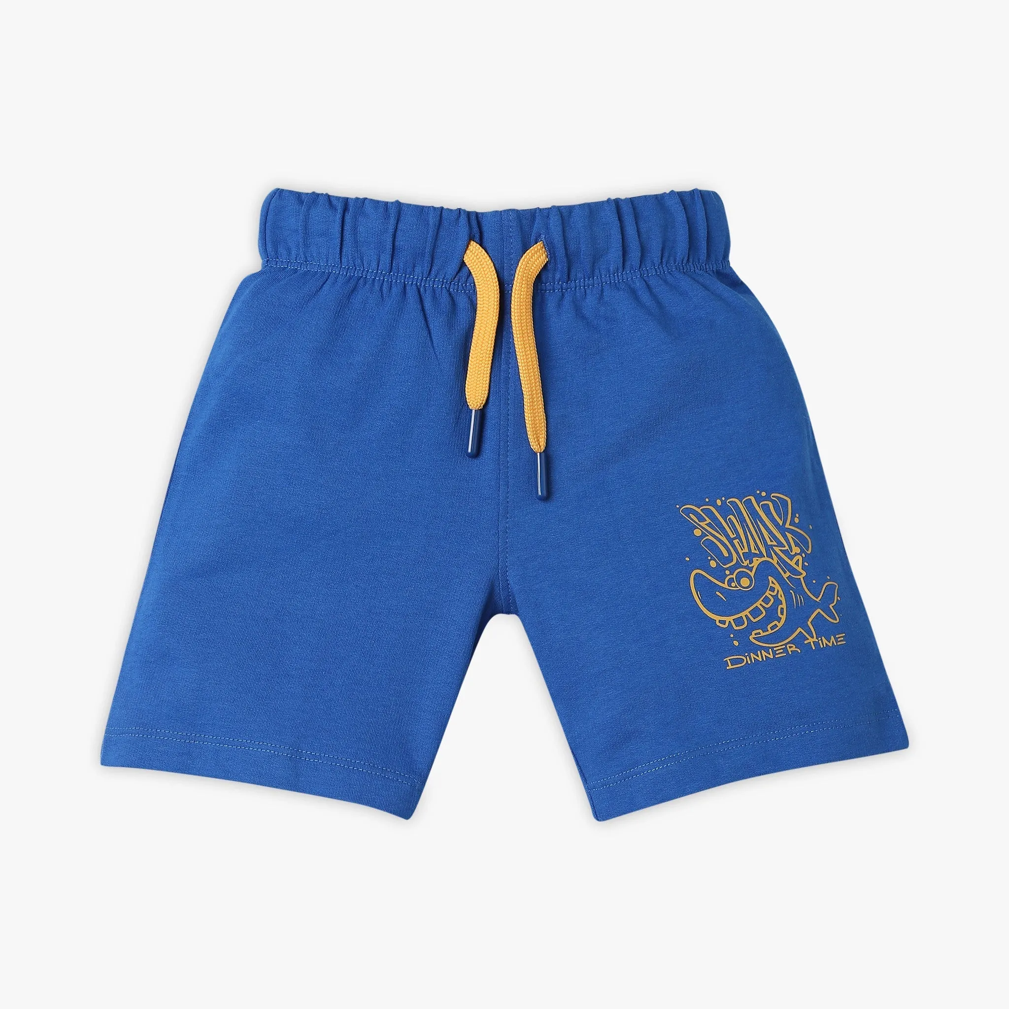 Boy's Regular Fit Solid Mid Rise Shorts