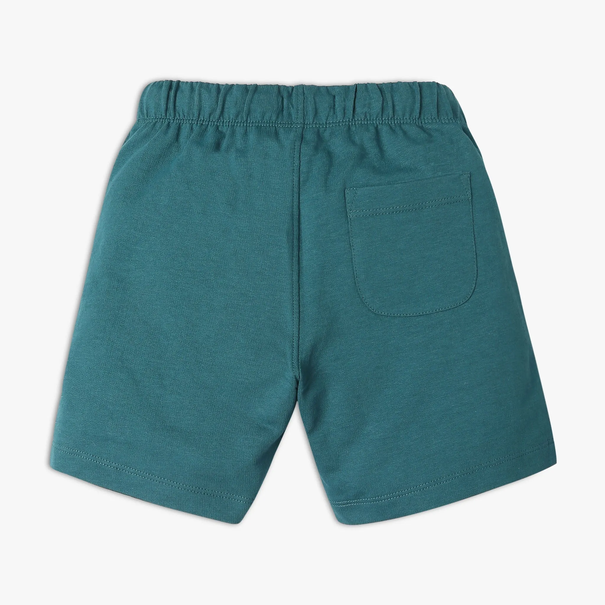 Boy's Regular Fit Solid Mid Rise Shorts