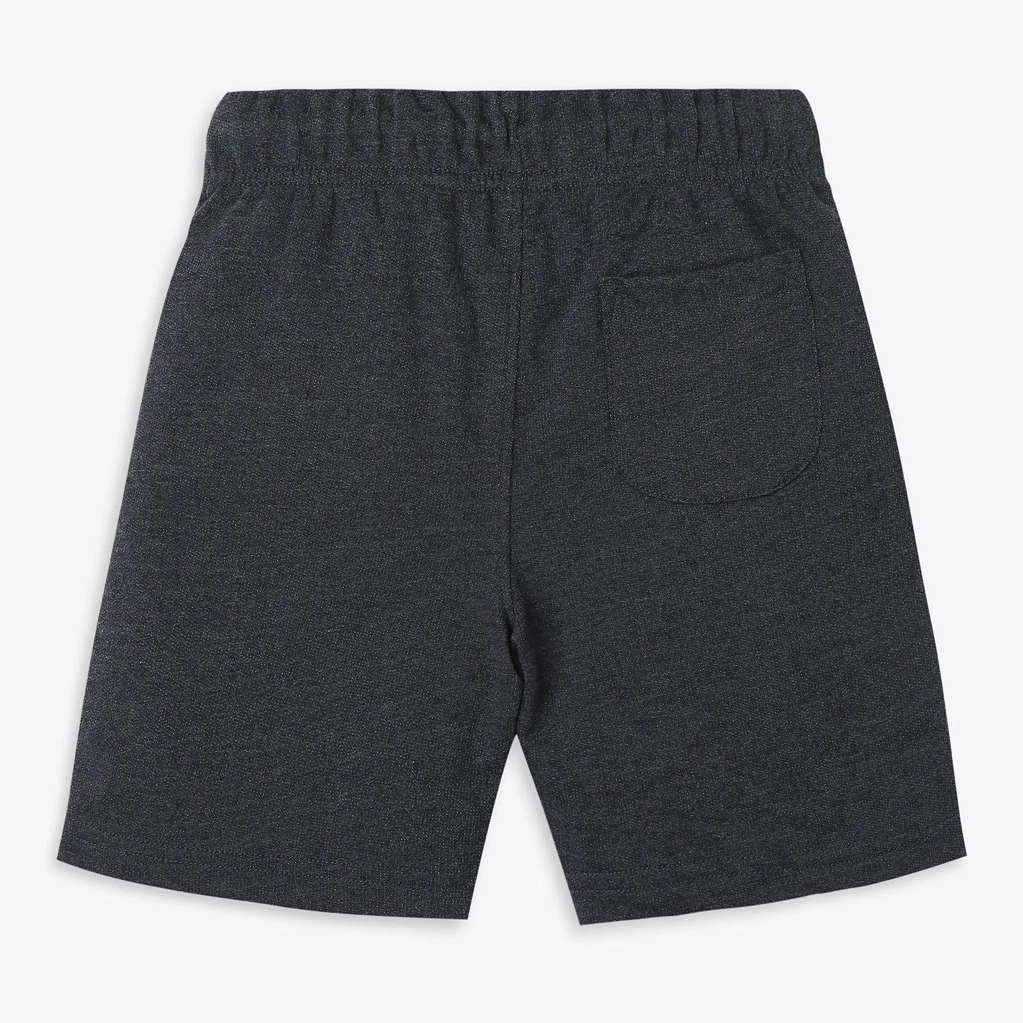 Boy's Regular Fit Solid Mid Rise Shorts