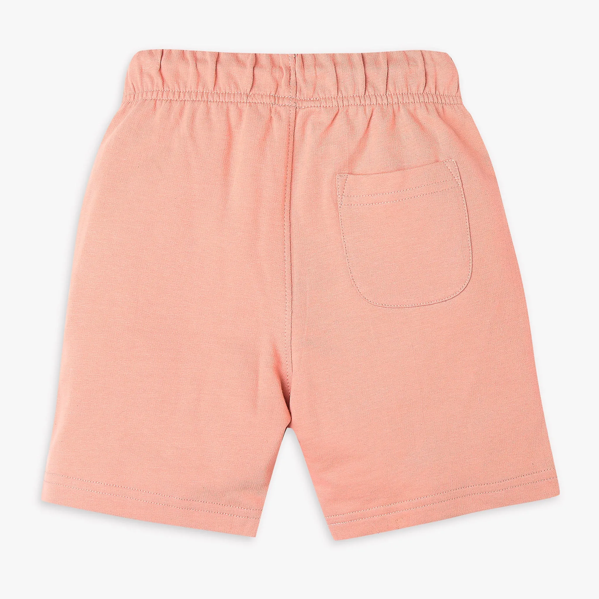 Boy's Regular Fit Solid Mid Rise Shorts