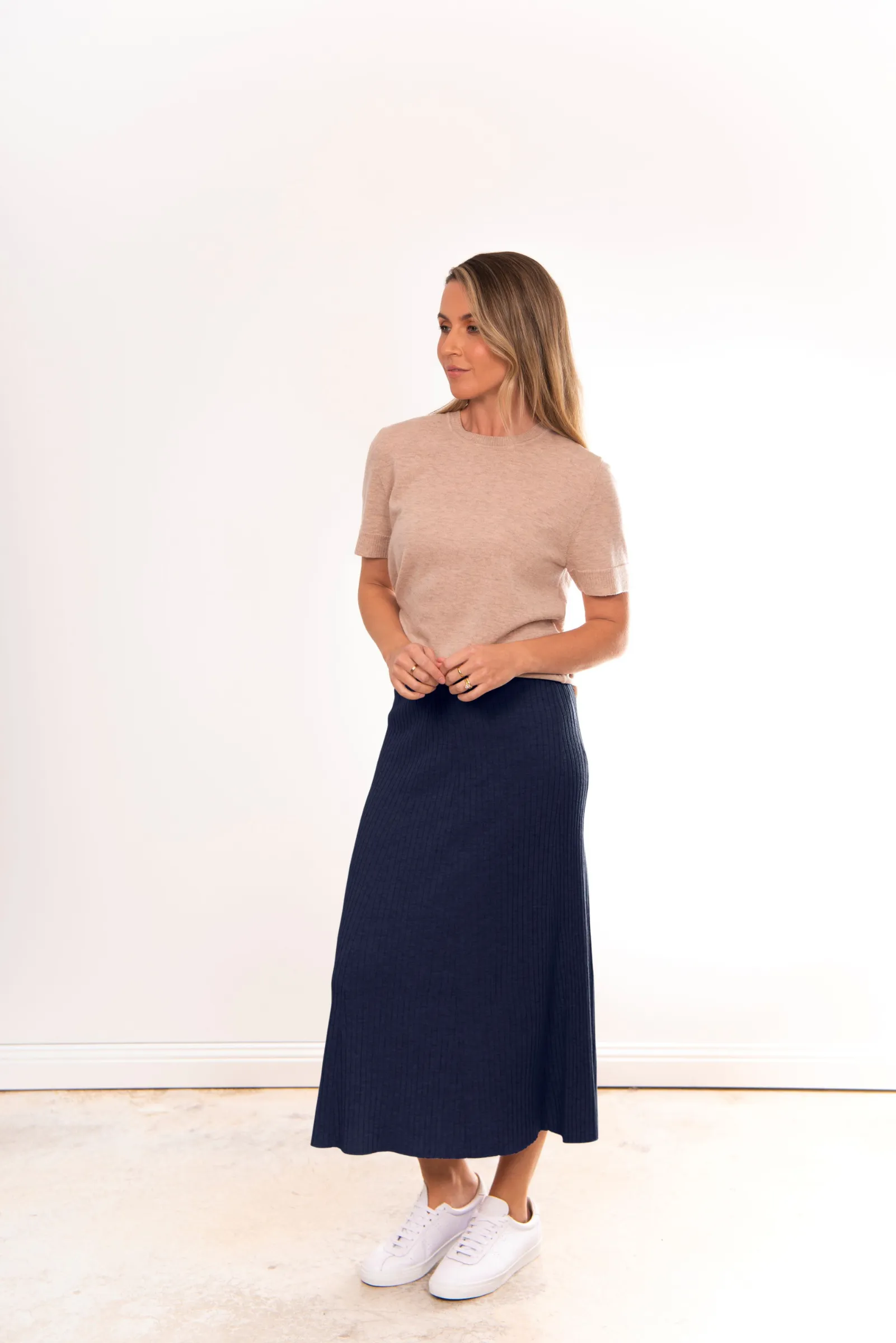 Bridge & Lord Wool/Cashmere Skirt