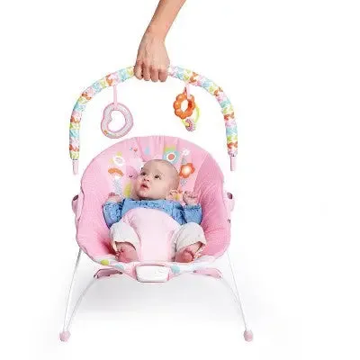 Bright Starts Fancy Fantasy Vibrating Baby Bouncer - Pink