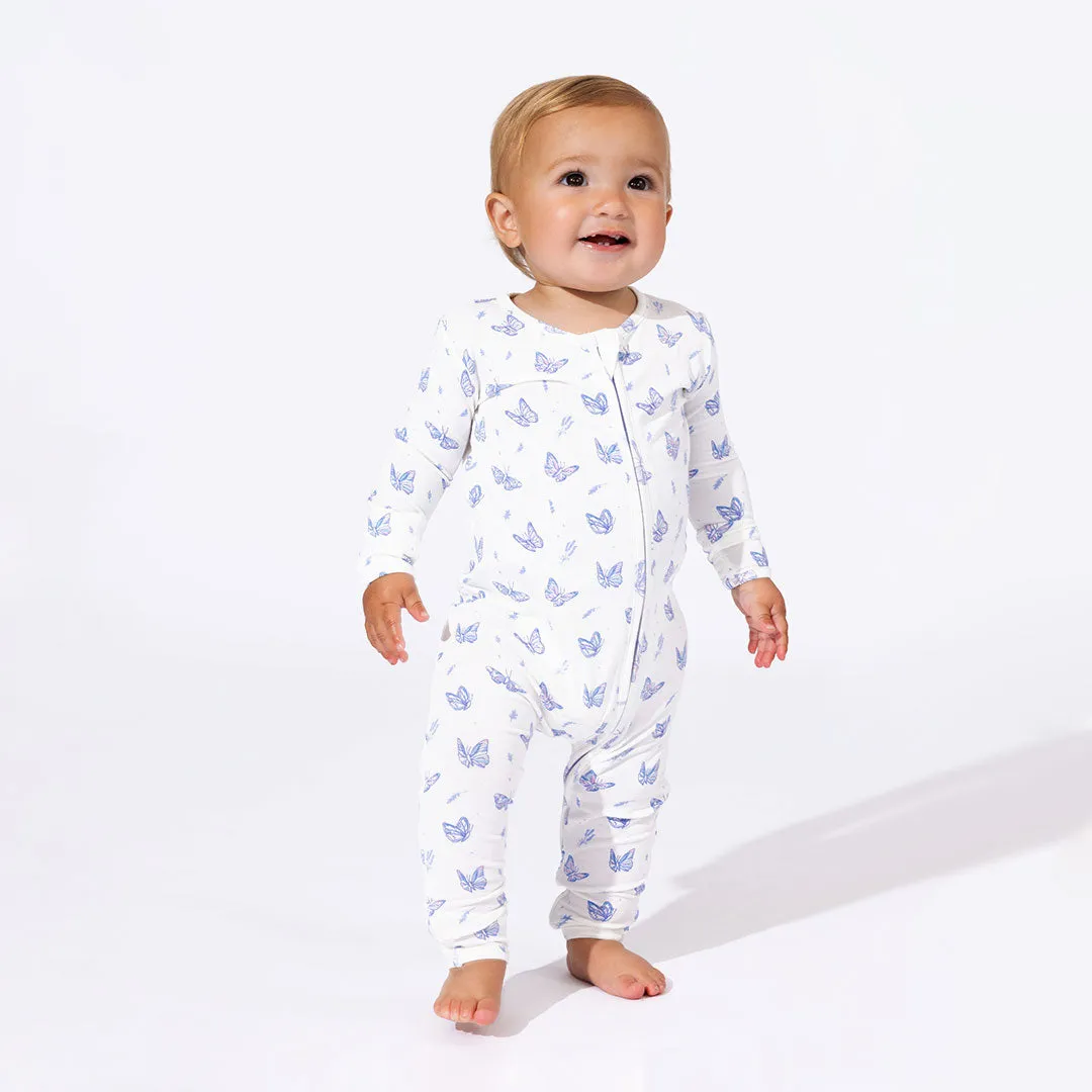 Butterfly Bamboo Convertible Footie