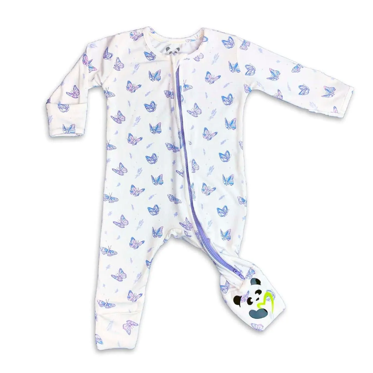 Butterfly Bamboo Convertible Footie