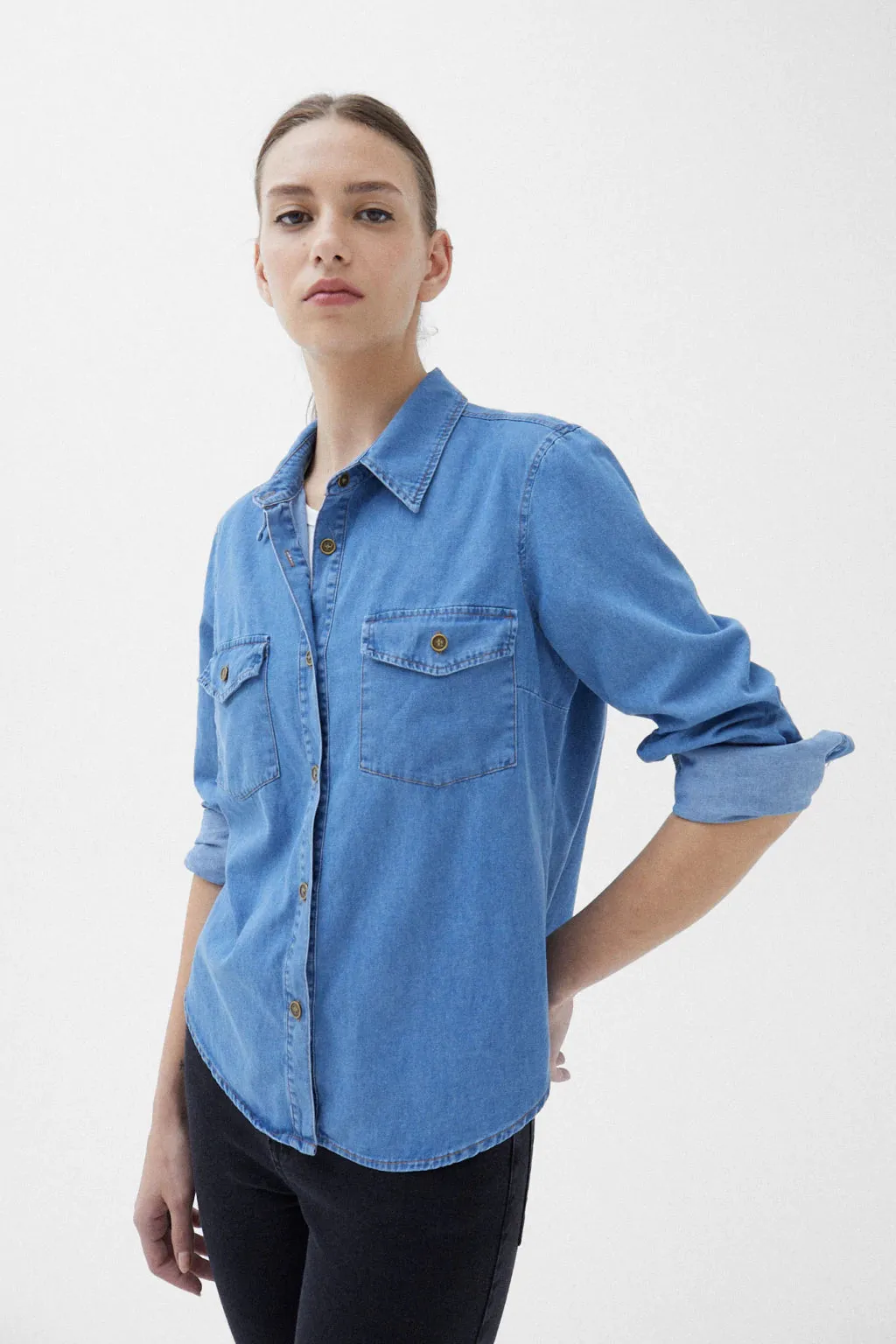 Camisa denim Adolpha