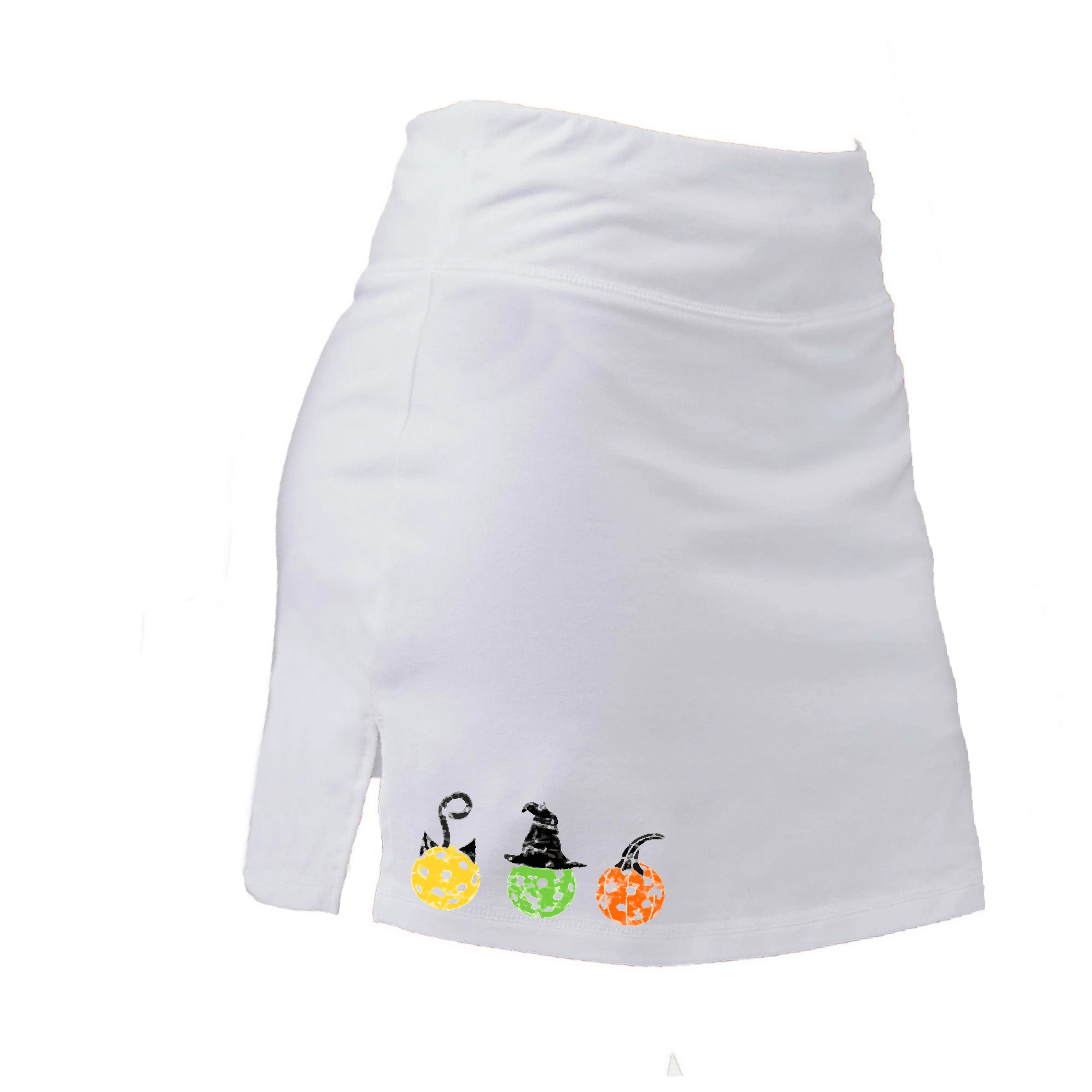 Cat Witch Pumpkin  | Women's Pickleball Skort