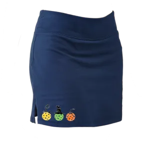 Cat Witch Pumpkin  | Women's Pickleball Skort