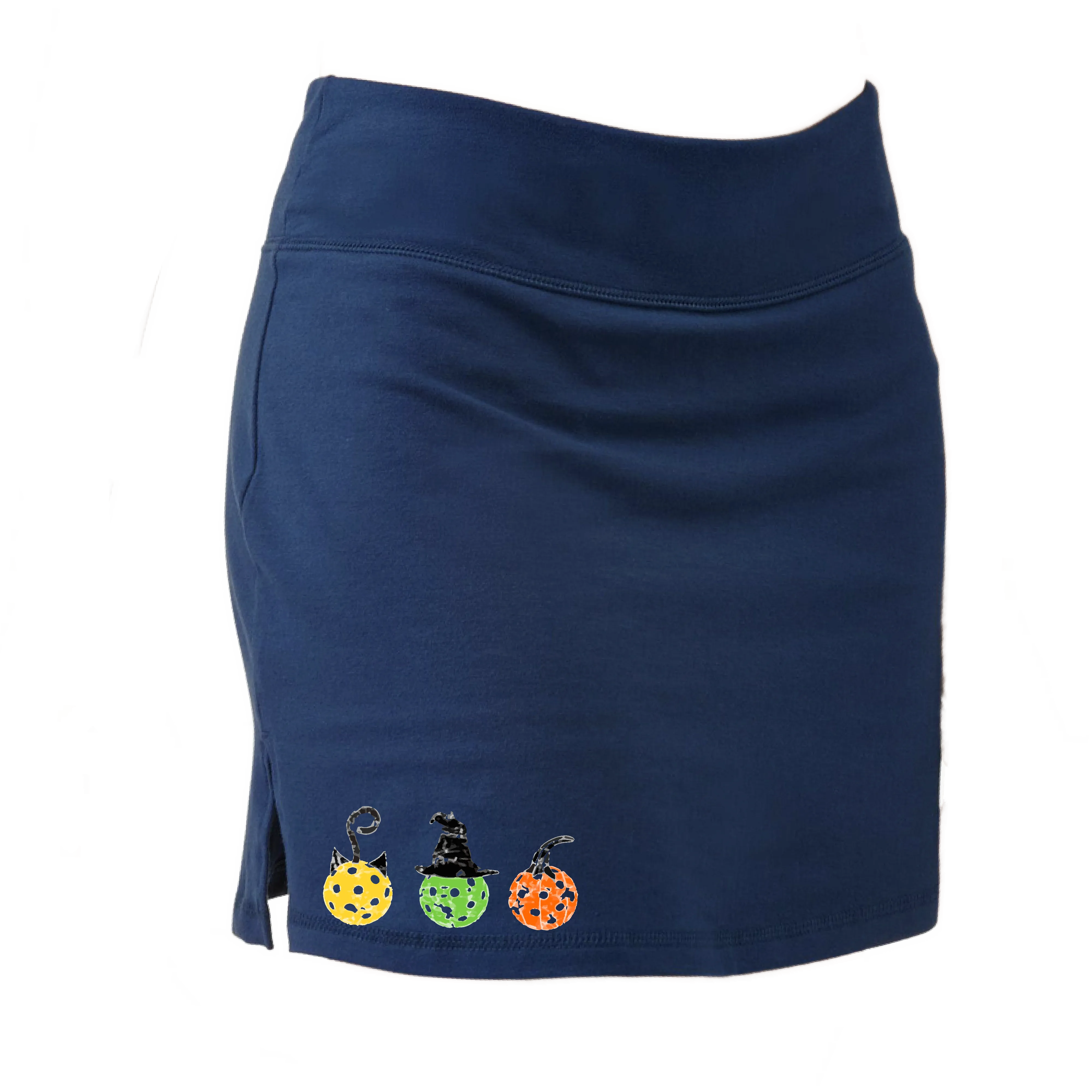 Cat Witch Pumpkin  | Women's Pickleball Skort