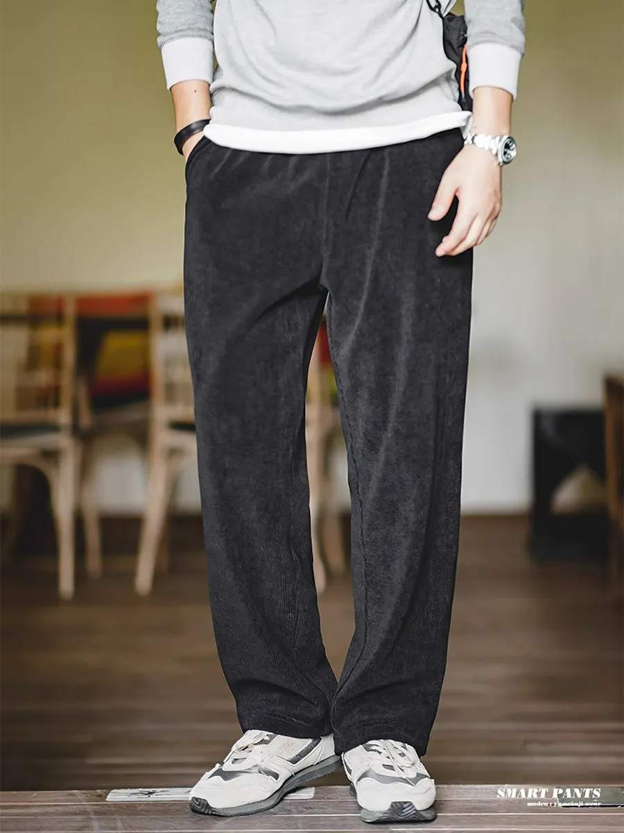 Chenille Non-iron Drapey Smart Pants