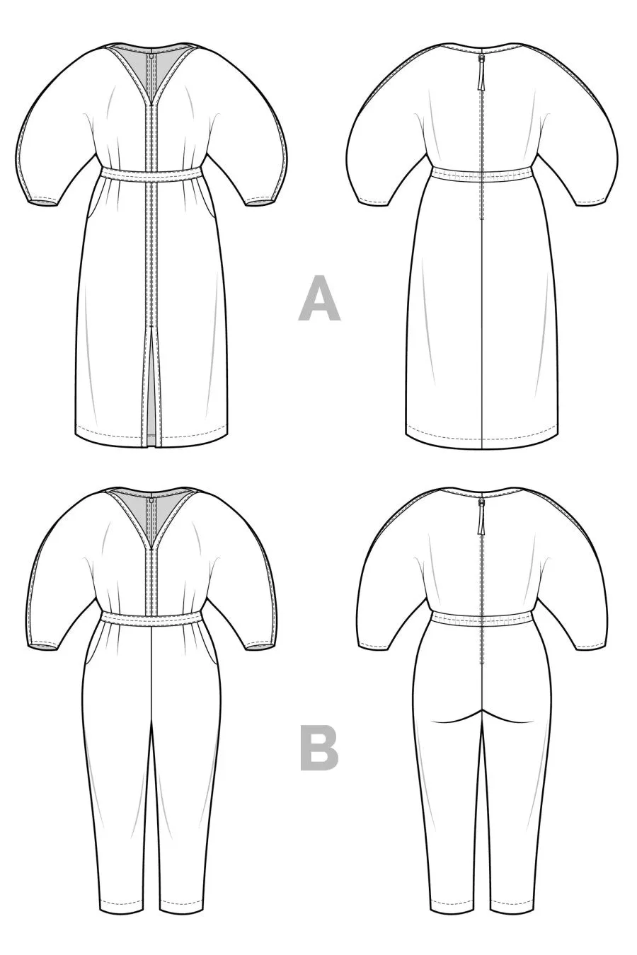 Closet Core Patterns - Jo Dress & Jumpsuit