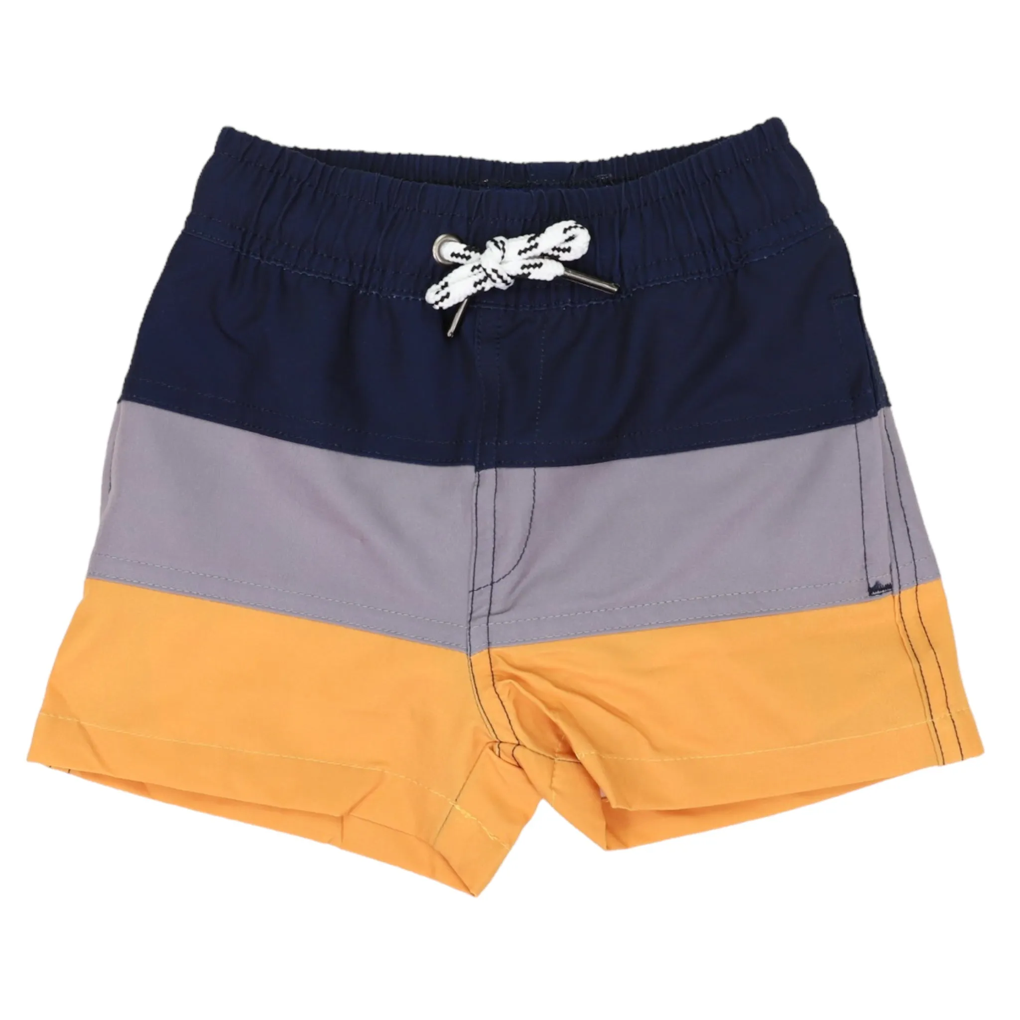 Contrast Boardies - Mustard/Navy