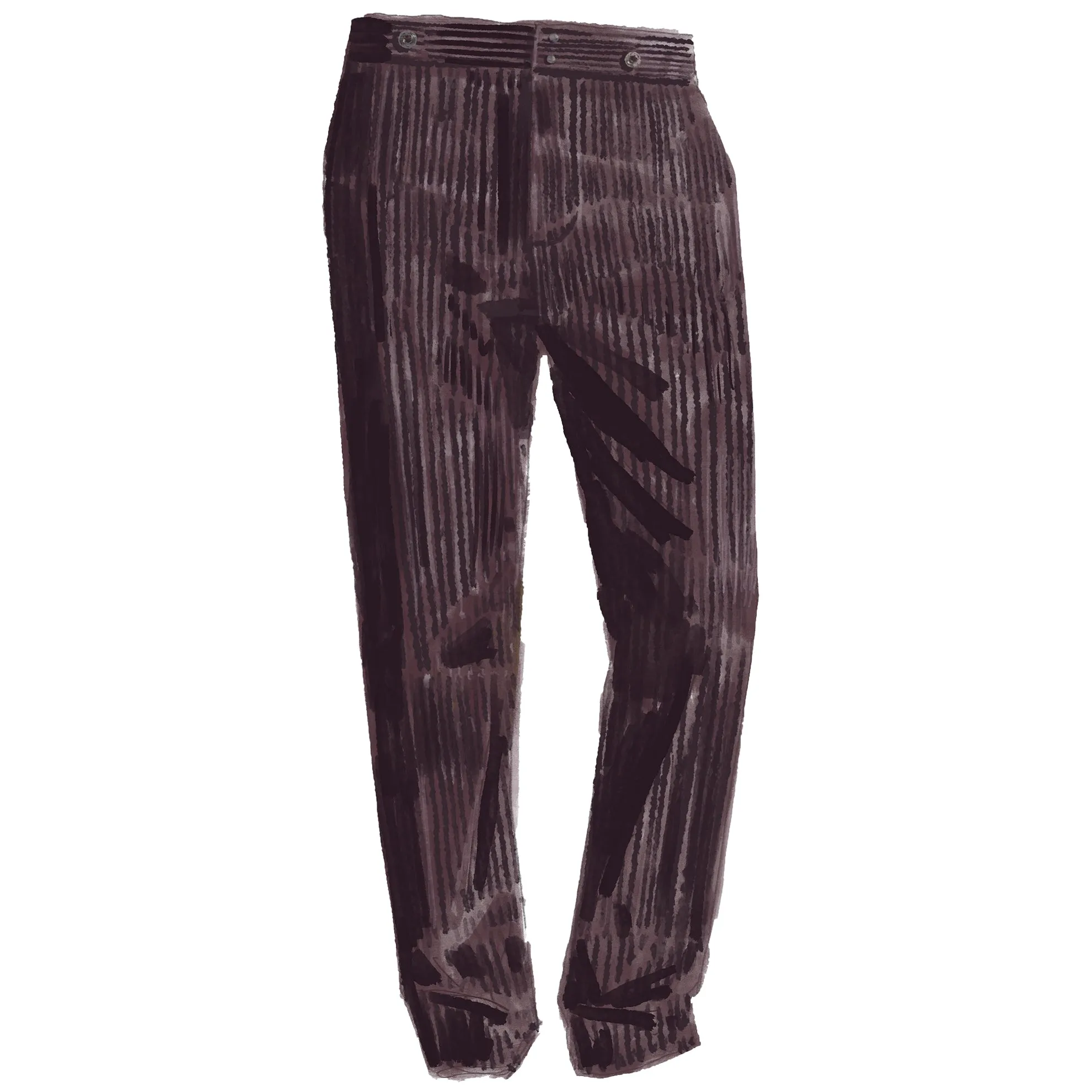 Corduroy French Work Pants