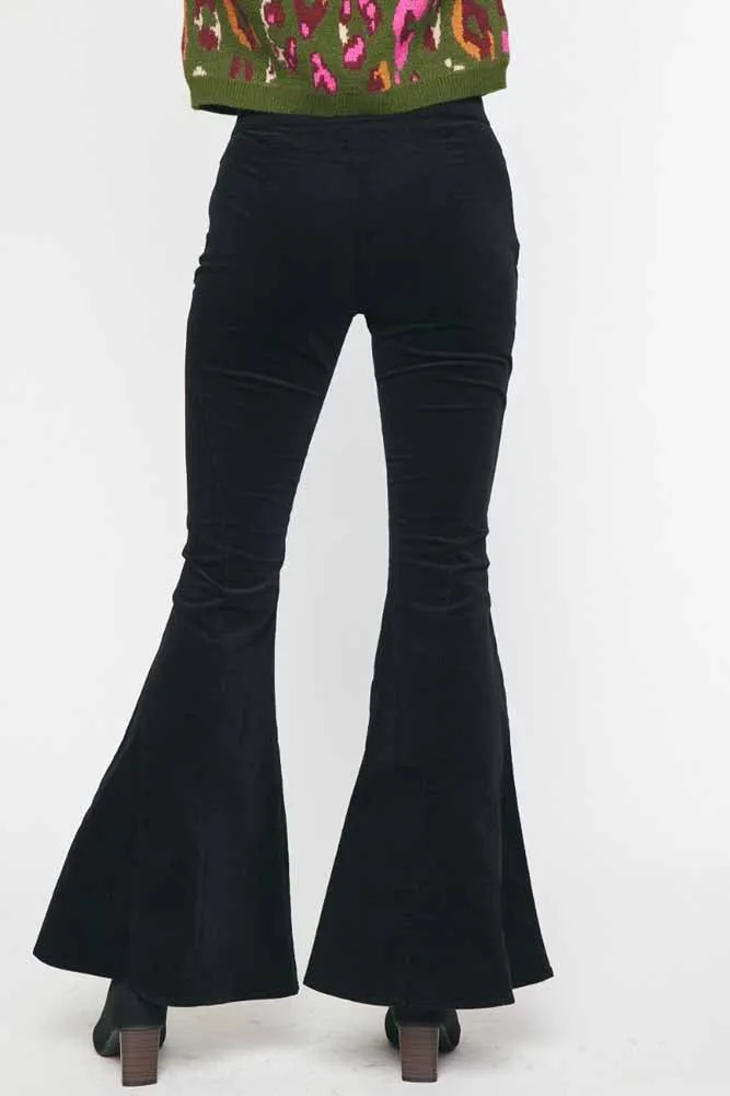 Corduroy Pants in Black by Entro