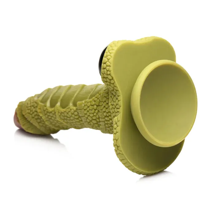 Creature Cock Swamp Monster Green Scaly Silicone Dildo