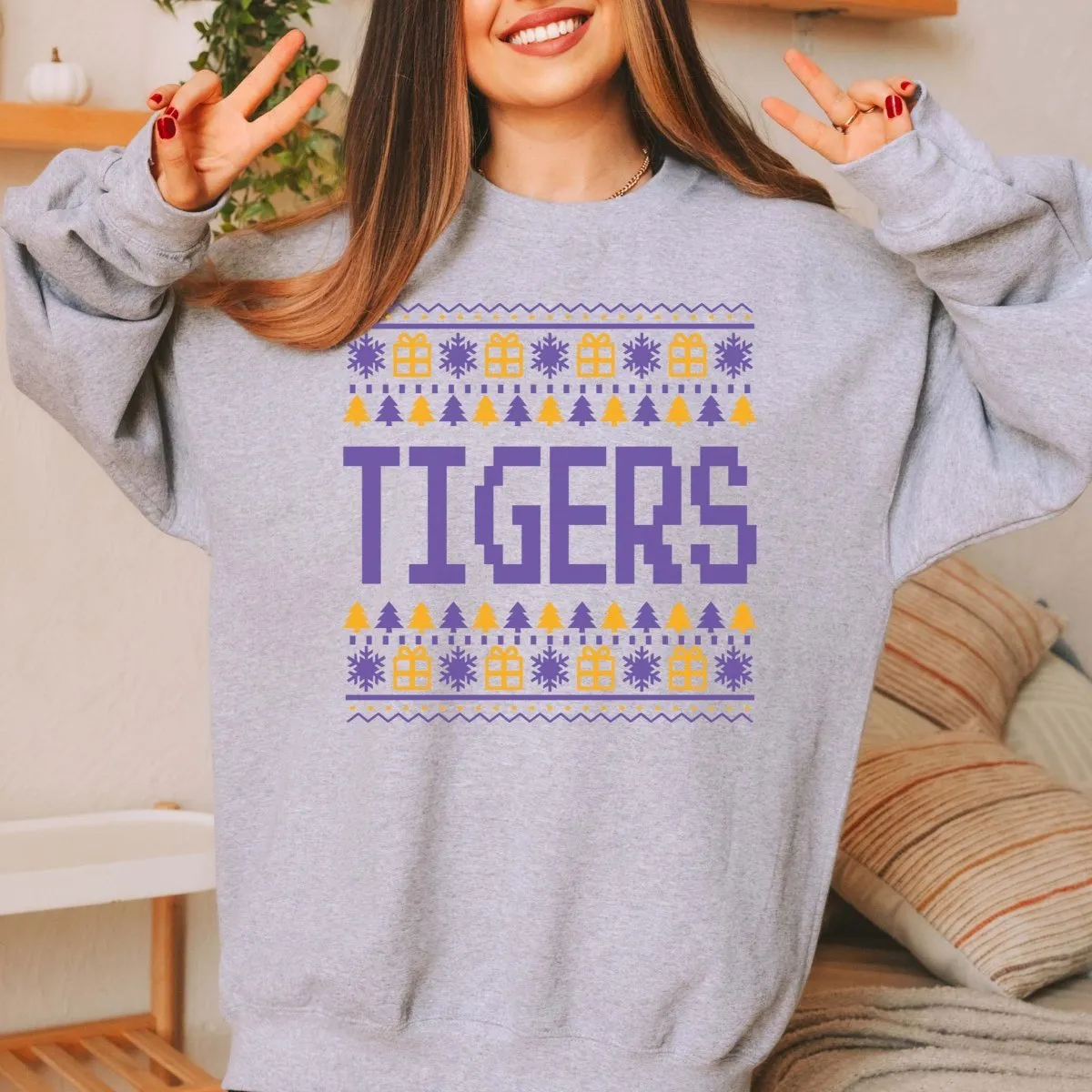 Custom Team Ugly Sweater | Crew Sweatshirts | Wholesale