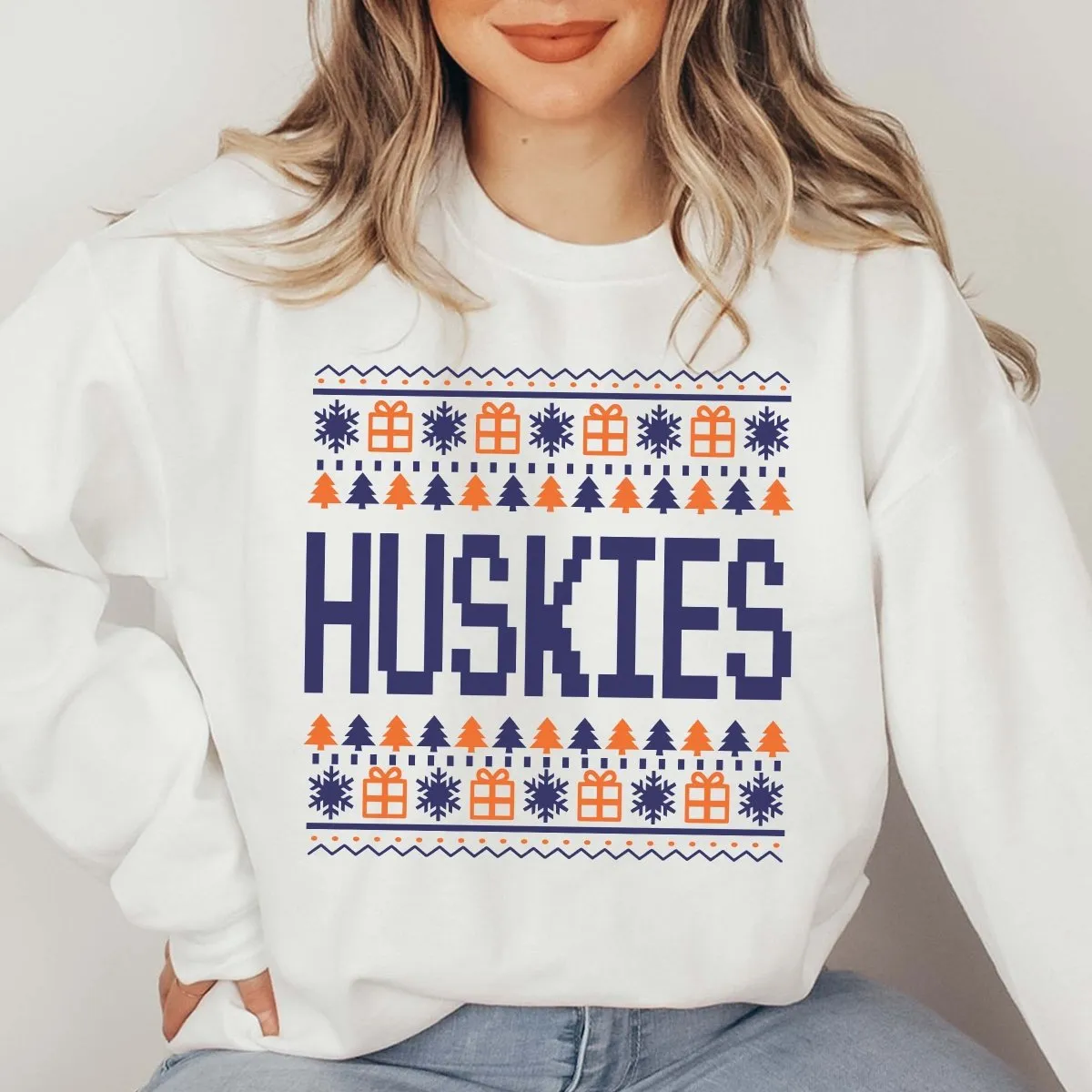 Custom Team Ugly Sweater | Crew Sweatshirts | Wholesale